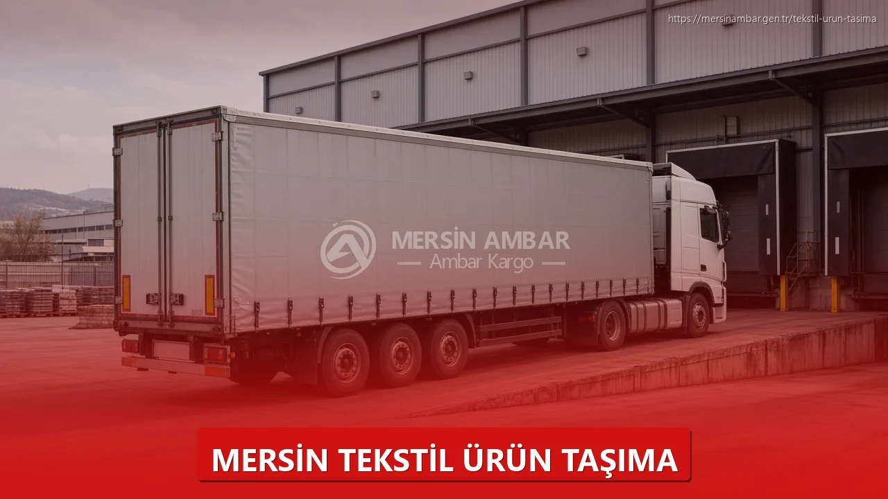 Mersin Parça Yük Taşıma Teslim